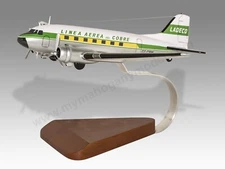 Douglas DC-3 Ladeco Desk Wood Airplane New Model Large Scale 1/72