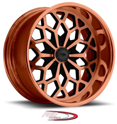 18 Pro Wheels Rims Snowflake Rose Gold YEAR Forged Billet Aluminum One ...