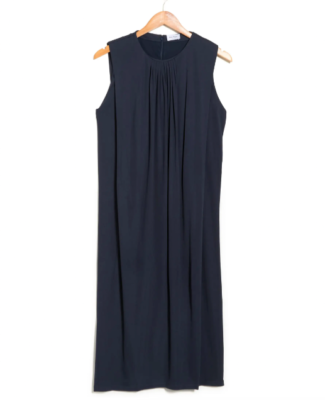 ferragamo blue dress Ferragamo Cotton Poplin Midi Dress 42 / Light Blue