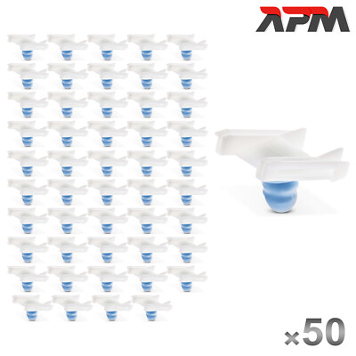 50x Befestigungsclips Schutzleiste Schweller Nylon für VW Passat 3B2 3B0853576