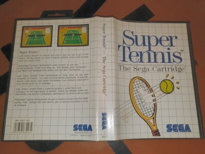Super Tennis Sega Master System Sans Notice Pal