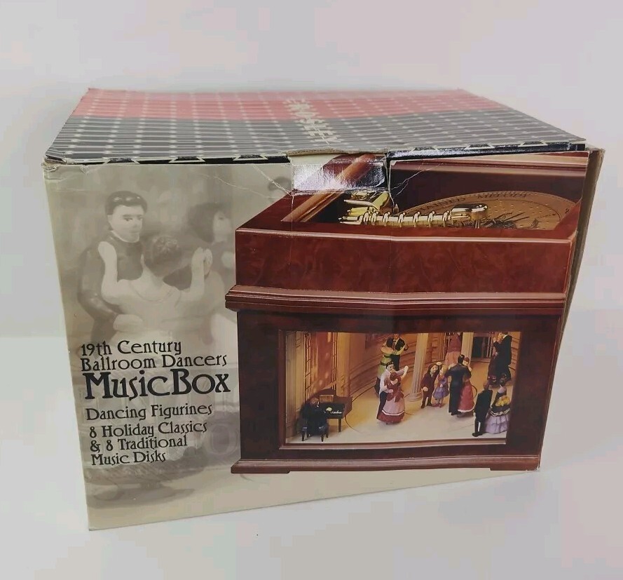 オーストラリア ボッセ社 メモリアルチロリアンボックス Crosley 19th Century Ballroom Dancers Music Box (MISSING the 8