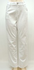 K. Jordan White Denim Jeans Studded Straight Pants Women's Plus Size 20W