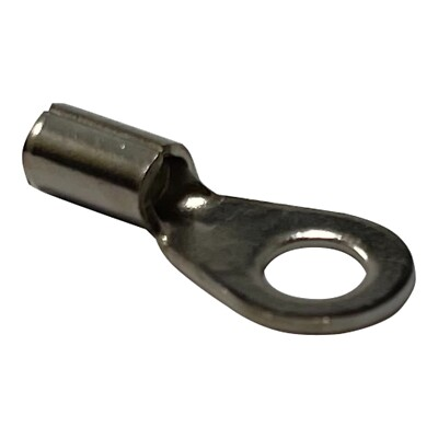 #ad High Temperature 100 Pieces Terminal Connectors 16 14 AWG Gauge #8 Ring USA $15.49