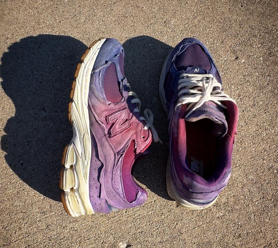 ✅ New Balance 2002R Protection Pack Distressed CUSTOM "Red Skies at Nite" 10.5 - Image 2 of 4