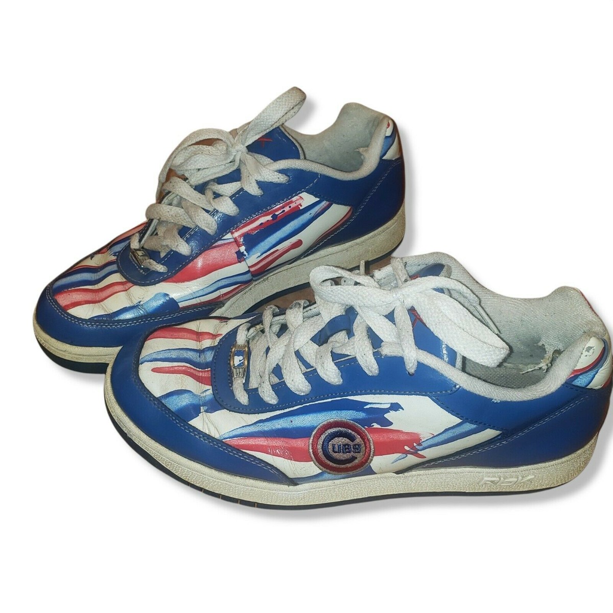 Vintage RARE, Rbk, Reebok Chicago Cubs Sneakers Tennis Shoes Sz 10 Men's