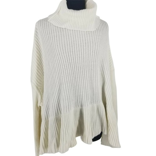 People Turtleneck Sweater Coconut White 