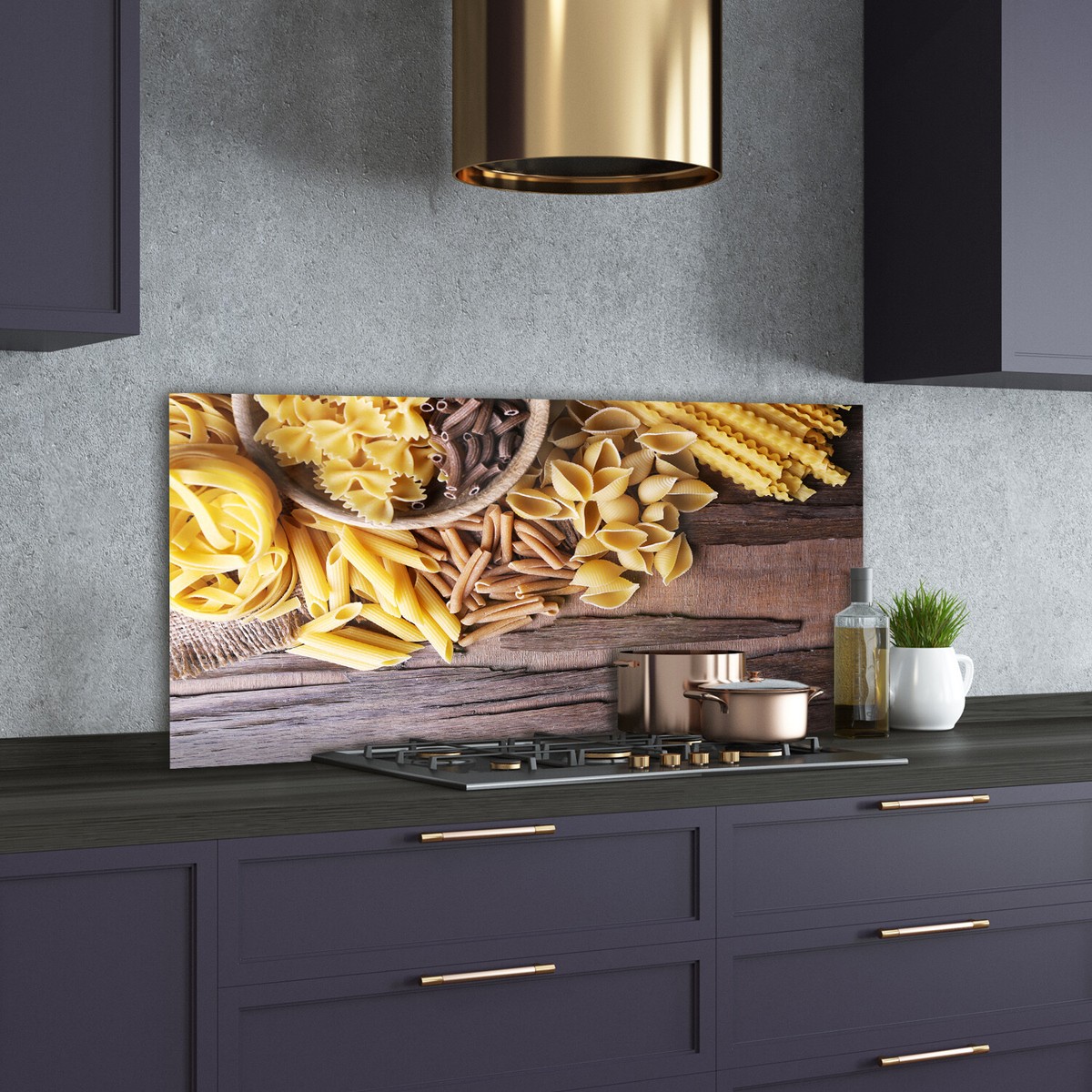 Panneau Mural Cuisine Verre Tulup - Champ De Coquelicots - 140x70 Cm - Neuf