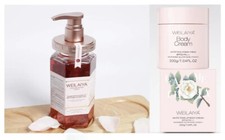 WEILAIYA Full Body Combo Cream White Tone-Up SPF30 PA  200g Shower Gel US SELL