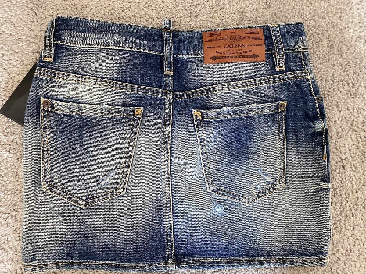 Dsquared deals denim skirt