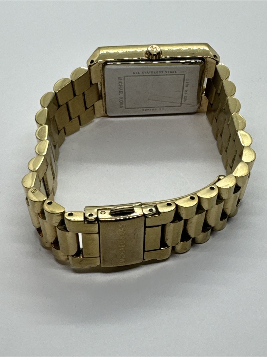 Michael Kors Nash MK3286 Unisex Gold Stainless Steel Analog 