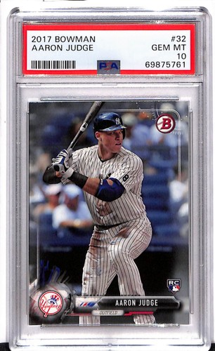 2017 Bowman Aaron Judge #32 PSA 10