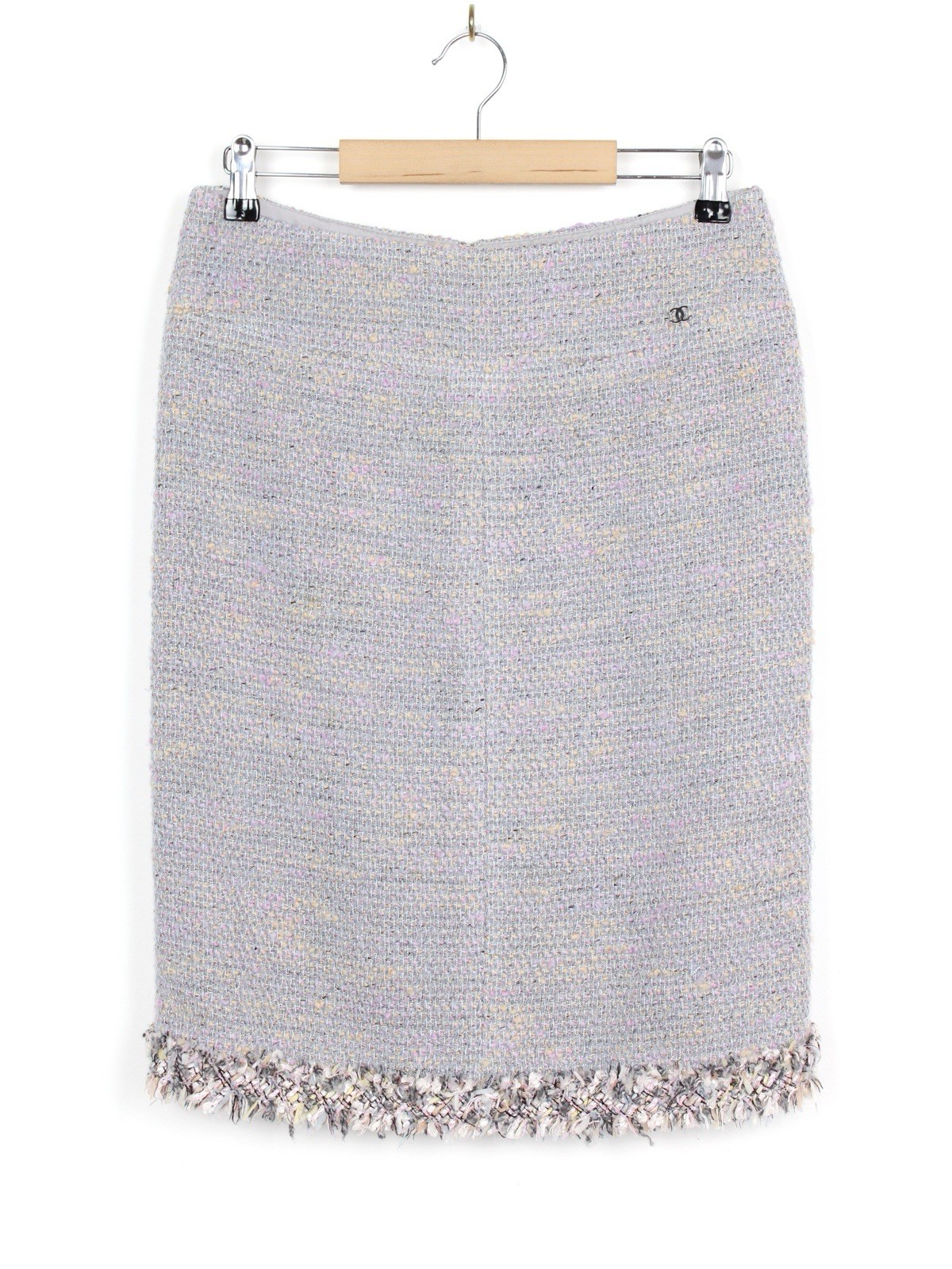 Chanel Vintage 2004 Tweed Skirt, Size 44