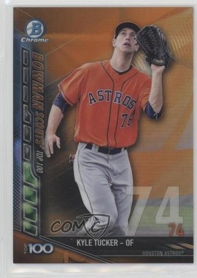 2017 Bowman Chrome Scouts Top 100 Orange Refractor 11/25 Kyle Tucker #BTP-74 0en