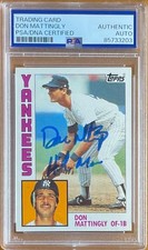 DON MATTINGLY SIGNED w/ 