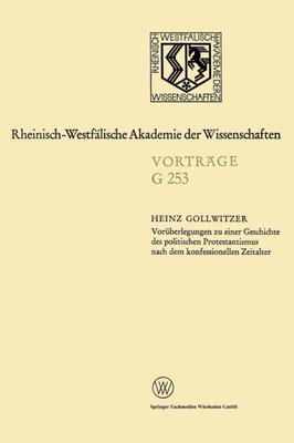 Gollwitzer - Vorberlegungen zu einer Geschichte des politischen Prote - X555z