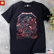 Trending Metallica Shirt Metallica Heavy Metal Tour Black Unisex shirt All Size