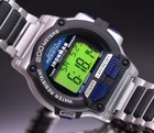 Vintage Timex ironman triathlon T62962 indiglo Diver WR 200M Chrono Timer Alarm