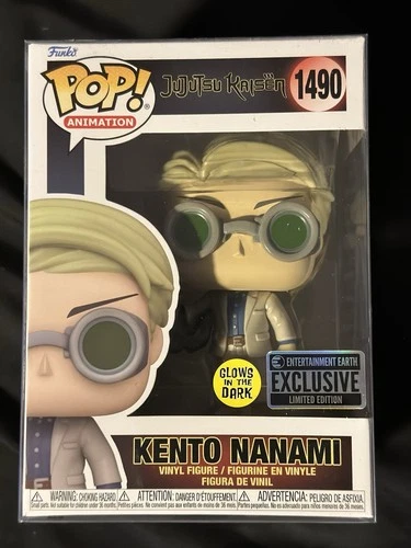 Funko Pop! Jujutsu Kaisen - Kento Nanami #1490 Glow Exclusive w/ Protector