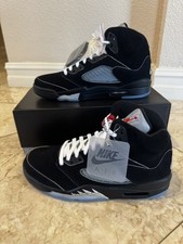 Size 10 - Air Jordan 5 Retro OG Black Metalli...