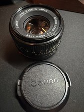 CANON FD 50MM 1:1.8 Prime 35MM SLR Film Camera Lens