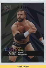 2024 Upper Deck Allure AEW Color Flow Green Blue Cash Wheeler #CF-15 READ 5vc