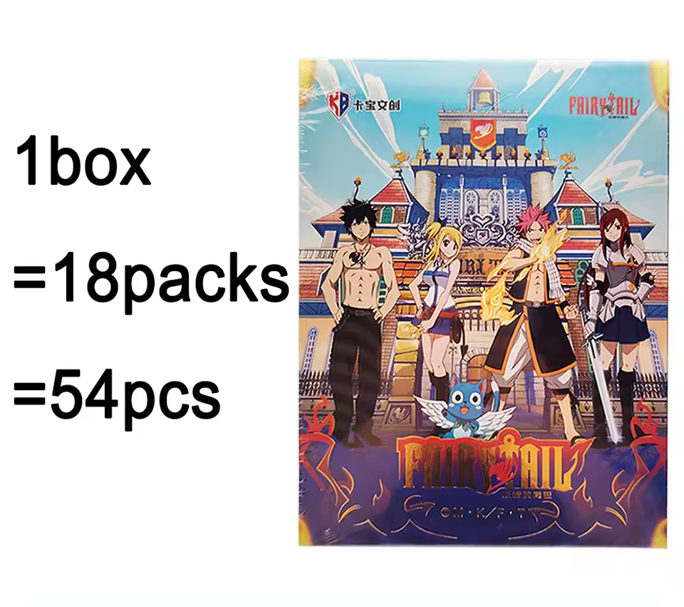 Fairy Tail OFFICIAL 18 Pack Booster Box Trading Cards Doujin Anime