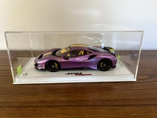 1/18 BBR Ferrari 488 Pista Viola Scuderia