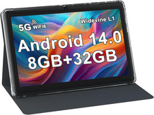 7 Inch Tablet Android 14, 8GB RAM 5GB Expandable 32GB ROM Tablets Supports 1TB