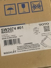 NEW TOTO SW4736AT40 S7A Washlet Contemporary Elongated Bidet Toilet Seat Cotton