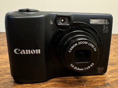 【激レア美品】Canon PowerShot A1300 ブラック　単3電池駆動 激レア美品】Canon PowerShot A1300 ブラック 単3電池駆動 【公式通販】