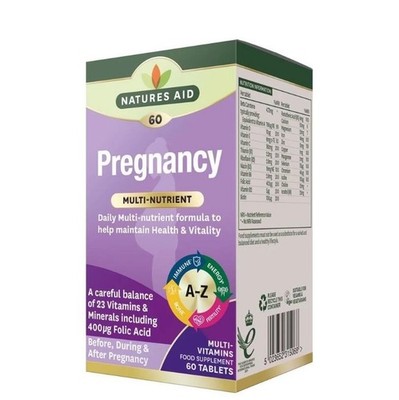 Natures Aid Schwangerschaft Multi-Vits & Mins - 60 Tabs