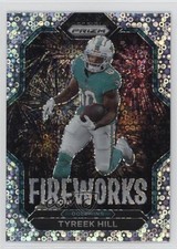 2022 Panini Prizm Fireworks No Huddle Prizm Tyreek Hill #F-15 1c42