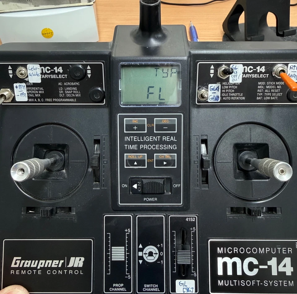 Graupner Sender MC-14 35 MHz FMss + Empfänger - Bild 3 von 4