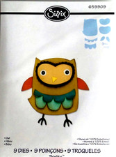 Sizzix Thinlits Owl 659909 9 die set Cardmaking Papercrafts Scrapbooking