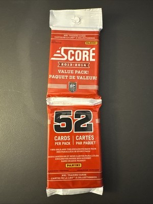 2013-14 Panini Score Hockey Sealed Value Rack Pack (Exclusive Red | 52 Cards)
