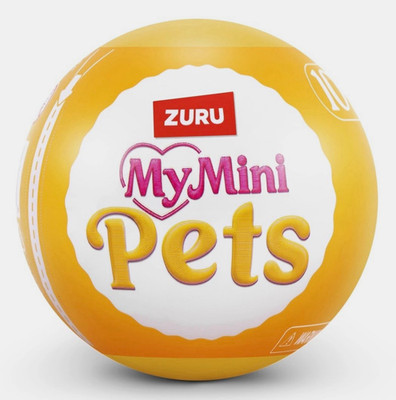 ZURU My Mini Pets Dog Figure w/ Pet Bed, Food Bowl & Food Bag, Multicolor