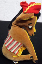 VTG MCM JAPAN DREAM PETS DONKEY W/SOMBRERO PONCHO STUFFED ANIMAL L