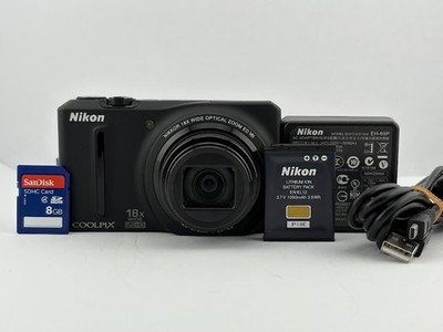 Nikon デジタルカメラ COOLPIX Style S9100 NOBLE… Nikon Coolpix S9100 Digital Camera Noble Black with Battery