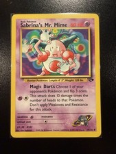 Sabrina's Mr. Mime 59/132 Gym Challenge Pokemon Card on eBay