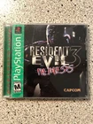 Resident Evil 3 Nemesis PS1 Greatest Hits Video Game - Comes Complete Tested