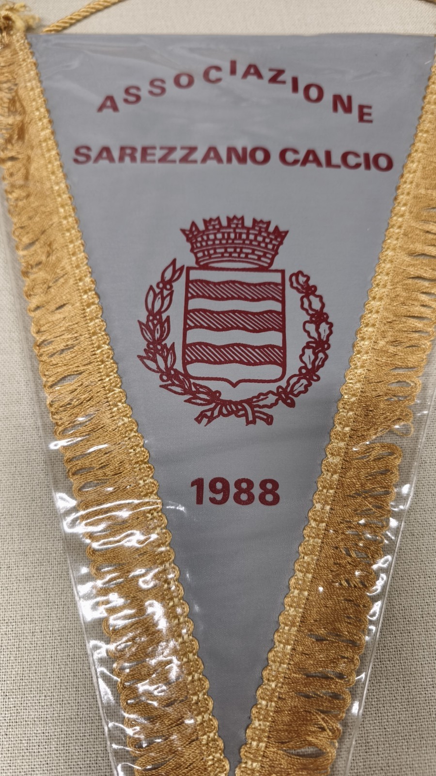 Gagliardetto CALCIO football CLUB Pennant Fanion Banderín Wimpel SAREZZANO