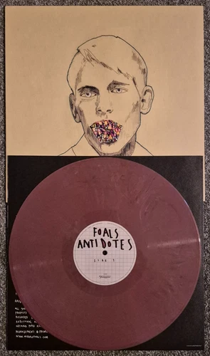 Foals Antidotes LP 2022 Issue Ltd Edition Coloured Vinyl NM-NM