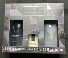 Midnight Jasmine Hand Soap, Hand Lotion, Votive Candle Gift Set 020427 