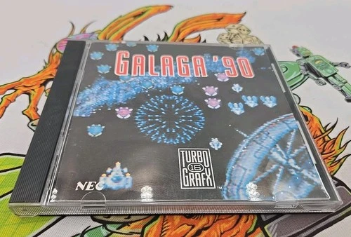 Galaga 90 Turbo Grafx 16 TG16 Video Game