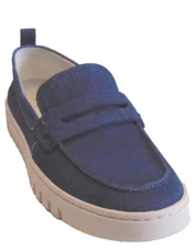 VIONIC UPTOWN WOMENS BLUE SUEDE LEATHER SHOES PENNY LOAFERS ARCH SUPPORT~6.5