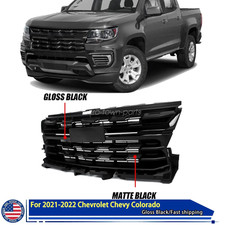 84922758 Front Upper Grille Gloss Black For Chevrolet Chevy Colorado 2021-2022