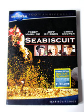 NEW Seabiscuit DVD 2003 100th Anniversary Tobey Maguire, Jeff Bridges FREE