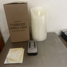 Paraffin Flameless Candle Light With Remote Control 