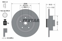 Textar Bremsscheibe 92317603